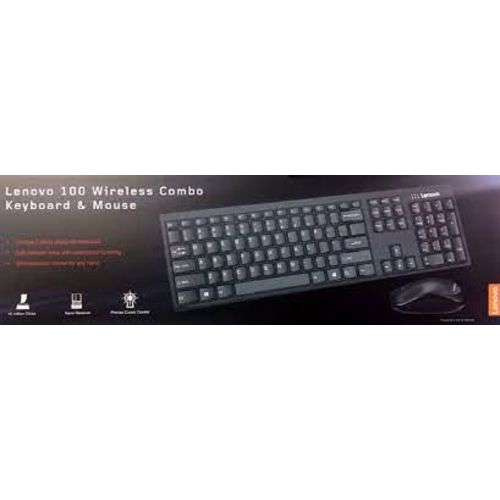 Lenovo 100 Wireless Combo Keyboard & Mouse